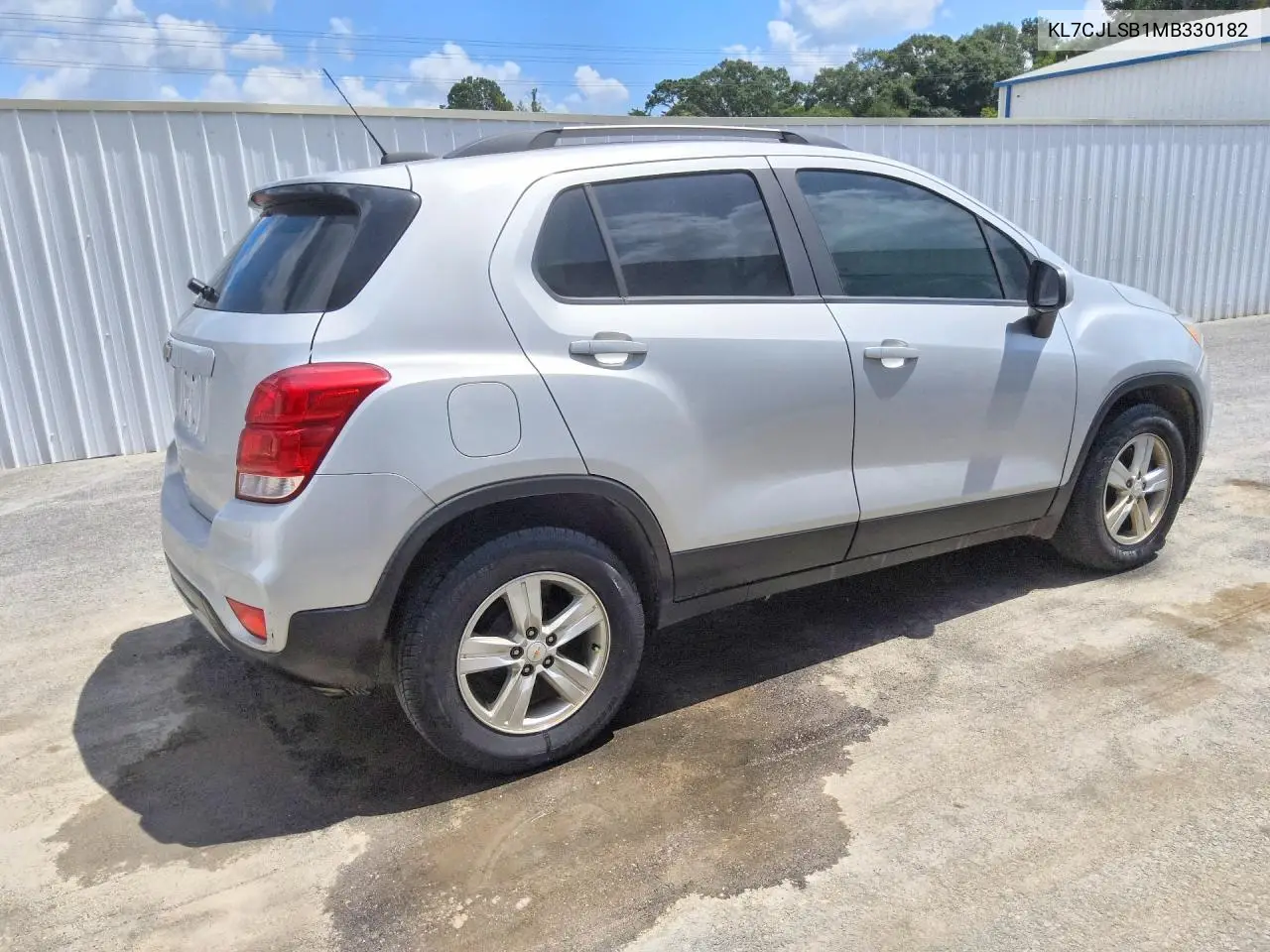2021 Chevrolet Trax 1Lt VIN: KL7CJLSB1MB330182 Lot: 58075916