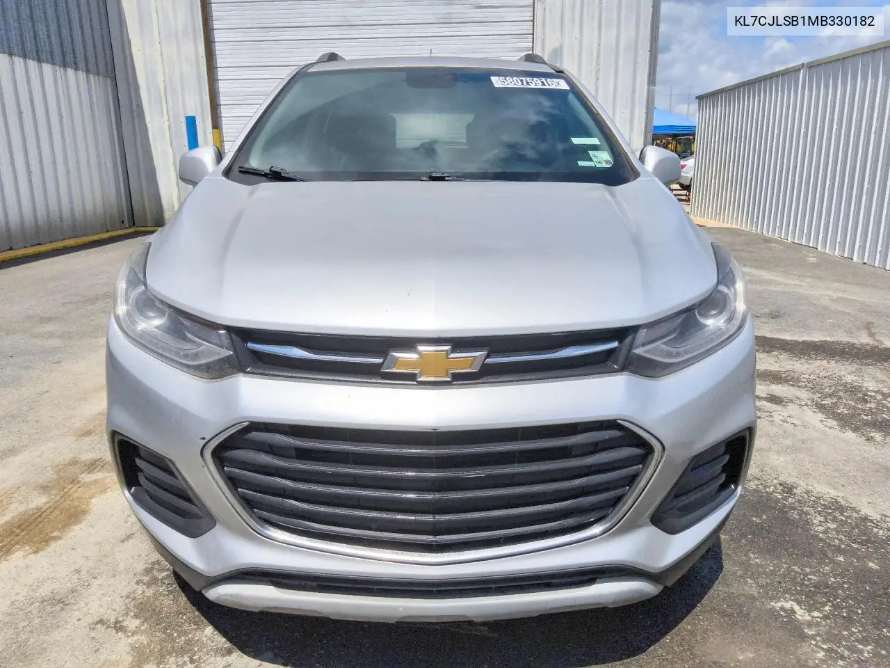 2021 Chevrolet Trax 1Lt VIN: KL7CJLSB1MB330182 Lot: 58075916