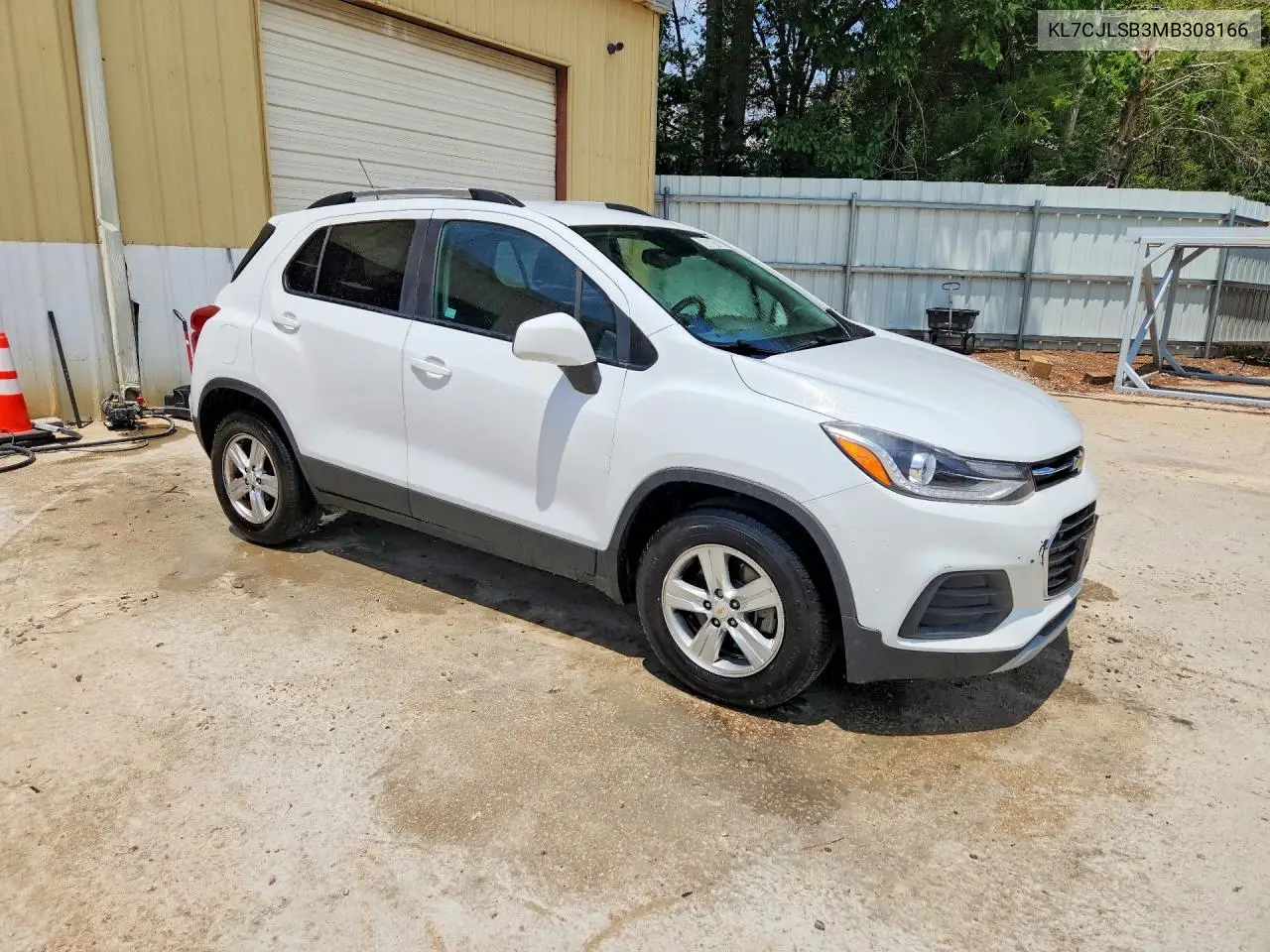 2021 Chevrolet Trax 1Lt VIN: KL7CJLSB3MB308166 Lot: 60636196