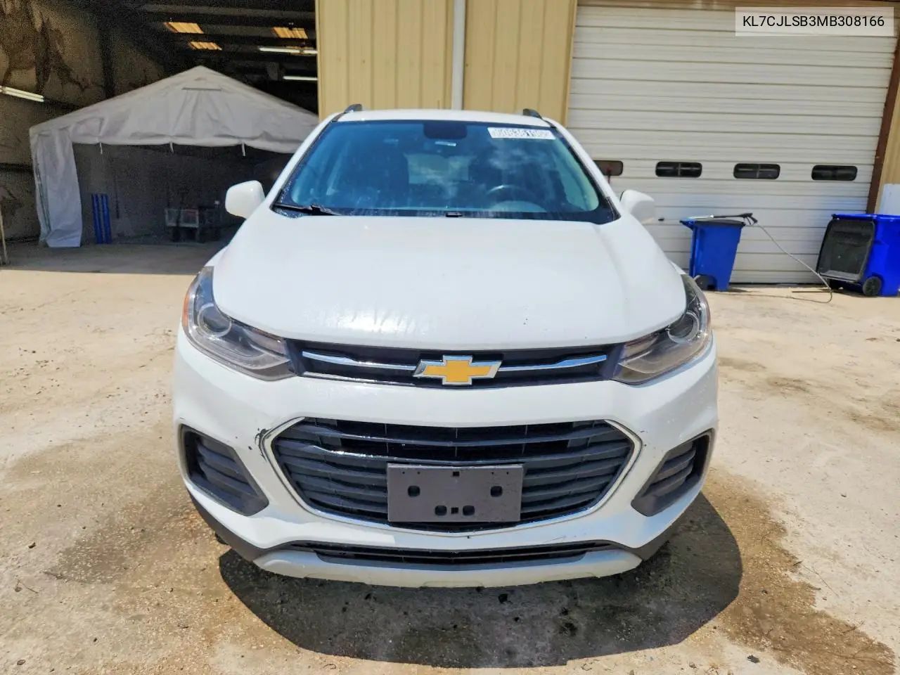 2021 Chevrolet Trax 1Lt VIN: KL7CJLSB3MB308166 Lot: 60636196