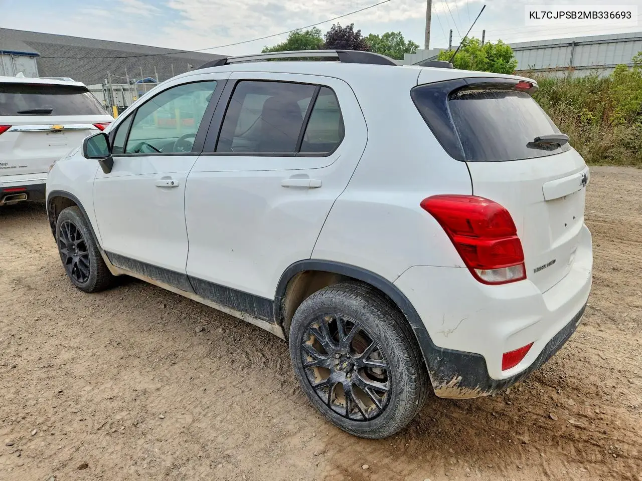 2021 Chevrolet Trax 1Lt VIN: KL7CJPSB2MB336693 Lot: 61849516