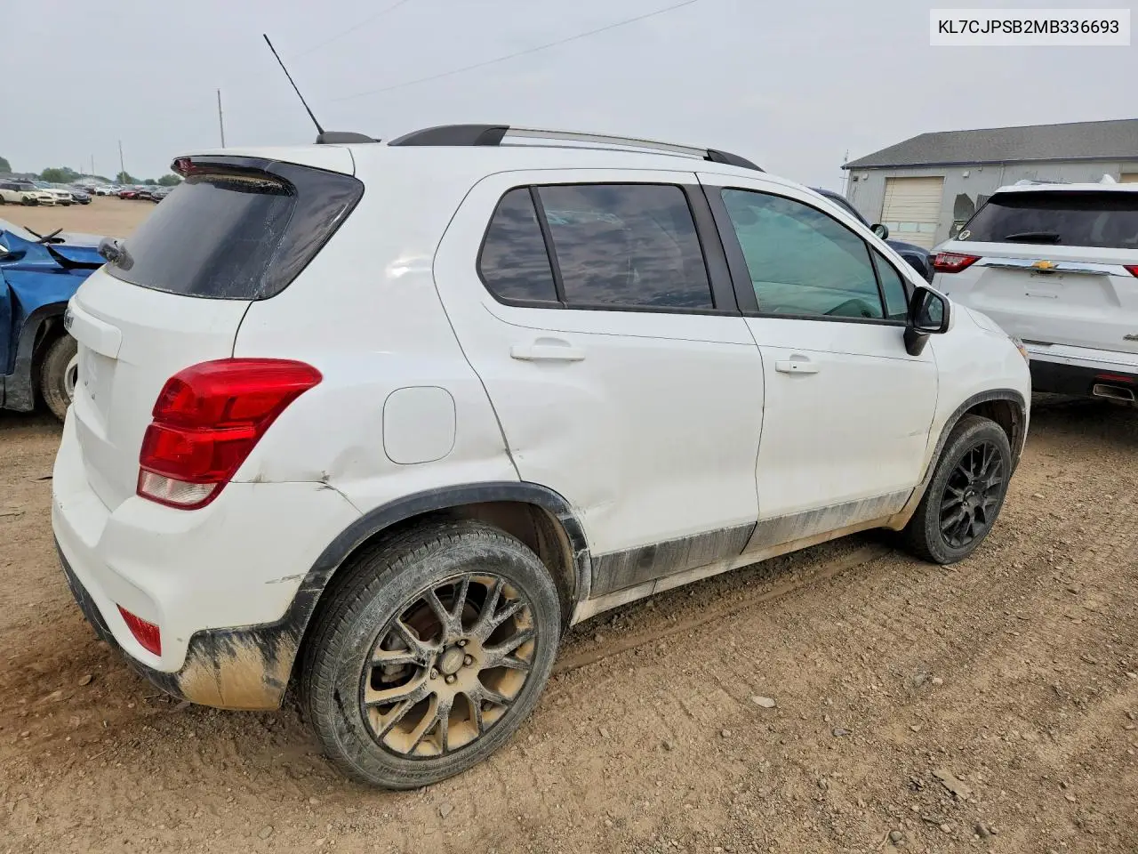 2021 Chevrolet Trax 1Lt VIN: KL7CJPSB2MB336693 Lot: 61849516