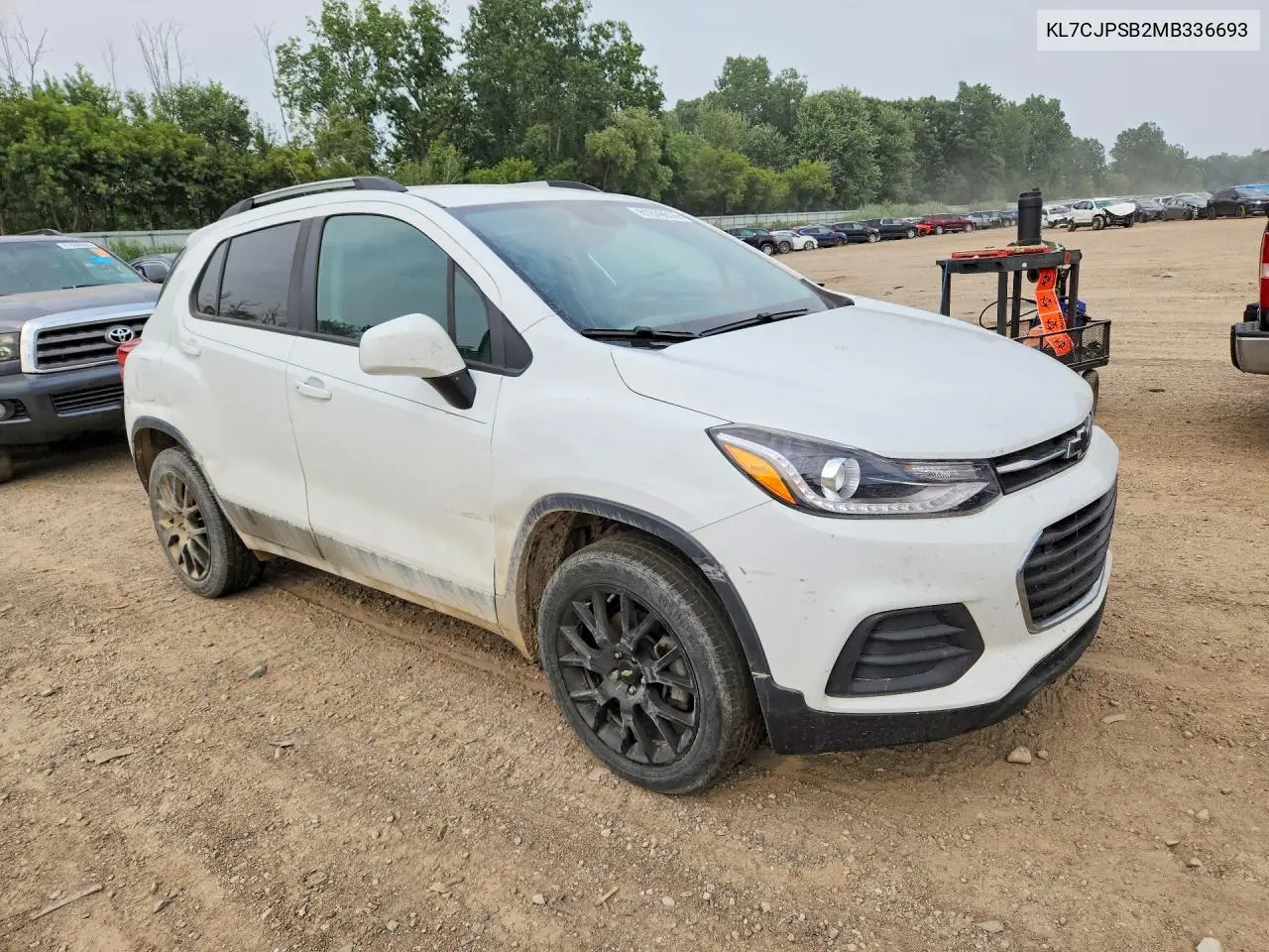 2021 Chevrolet Trax 1Lt VIN: KL7CJPSB2MB336693 Lot: 61849516