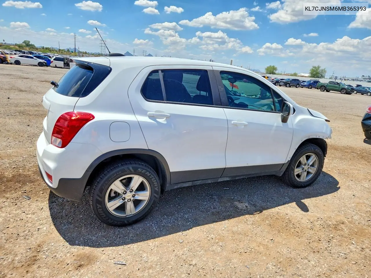 2021 Chevrolet Trax Ls VIN: KL7CJNSM6MB365393 Lot: 62127546
