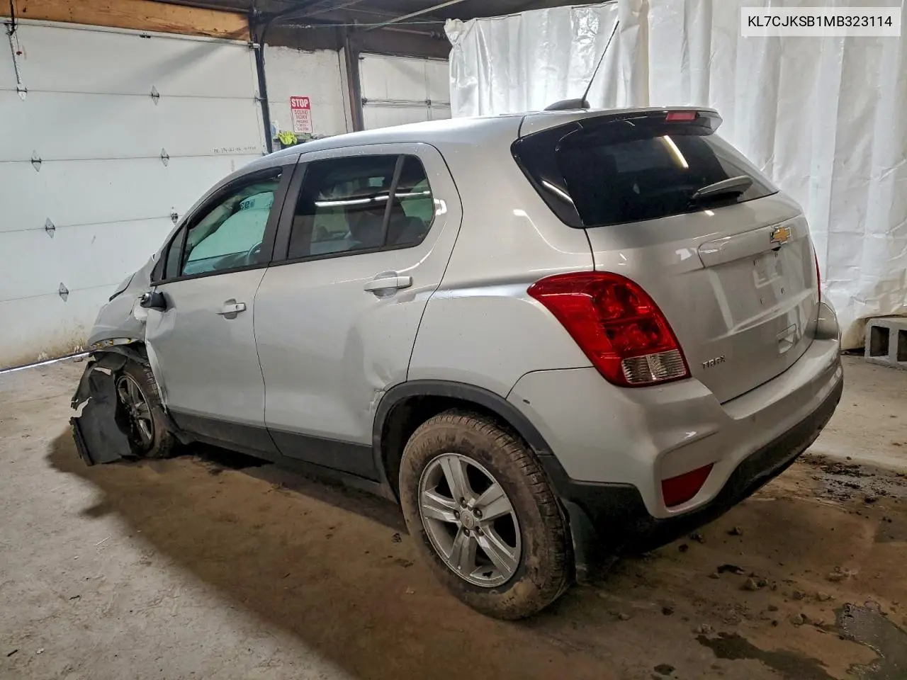 KL7CJKSB1MB323114 2021 Chevrolet Trax Ls