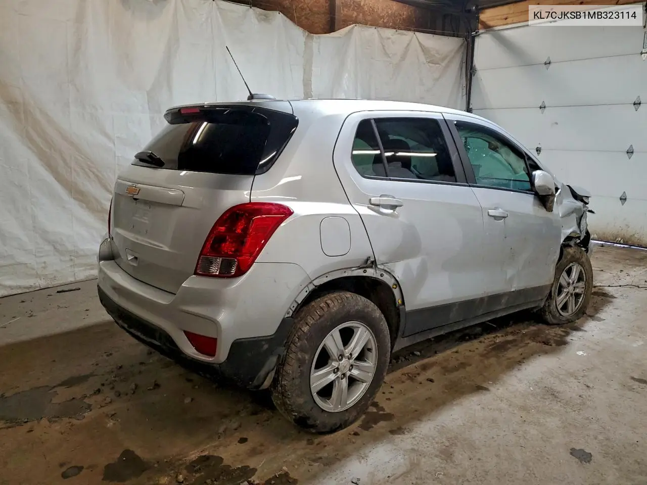 KL7CJKSB1MB323114 2021 Chevrolet Trax Ls