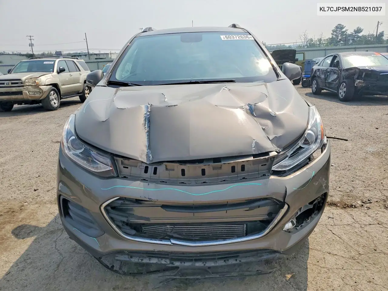 2022 Chevrolet Trax 1Lt VIN: KL7CJPSM2NB521037 Lot: 60372636