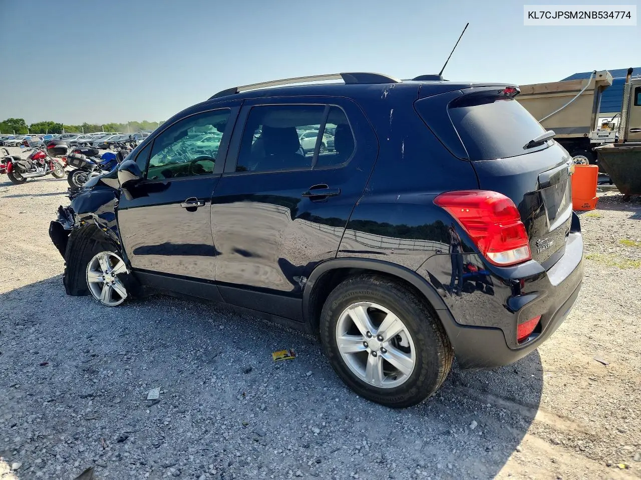 2022 Chevrolet Trax 1Lt VIN: KL7CJPSM2NB534774 Lot: 61162356