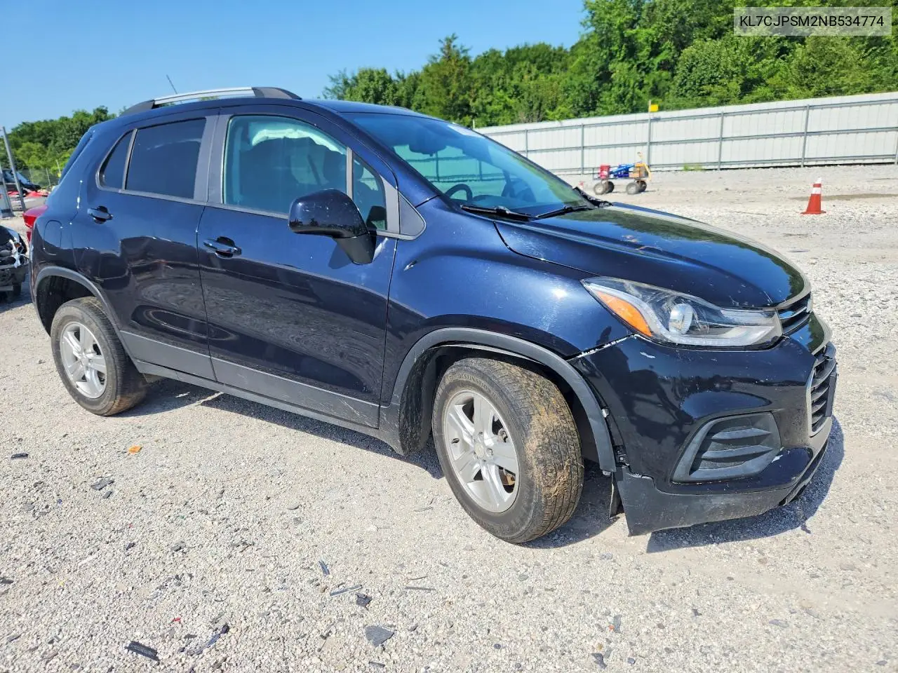 2022 Chevrolet Trax 1Lt VIN: KL7CJPSM2NB534774 Lot: 61162356