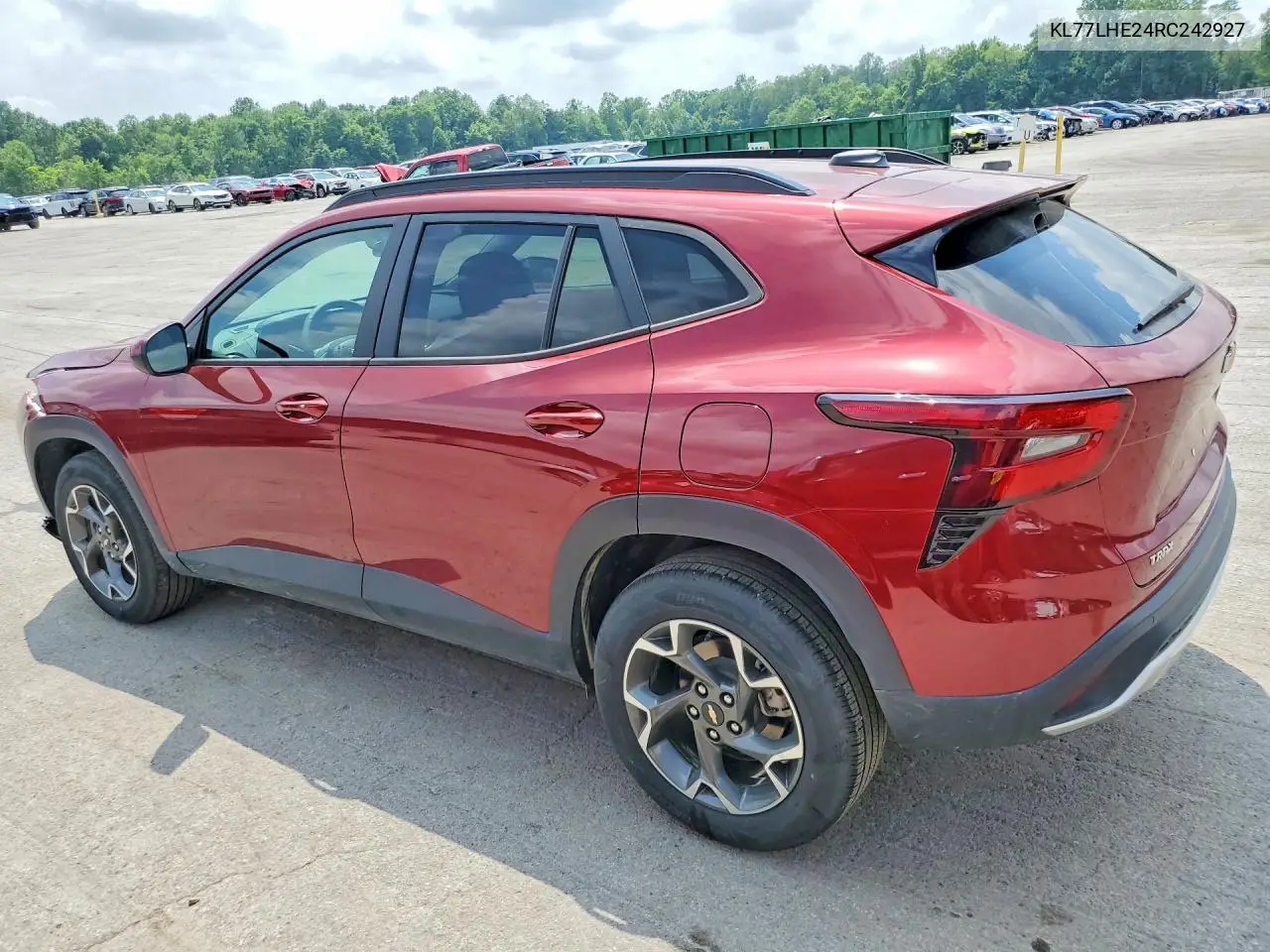 2024 Chevrolet Trax 1Lt VIN: KL77LHE24RC242927 Lot: 59973626