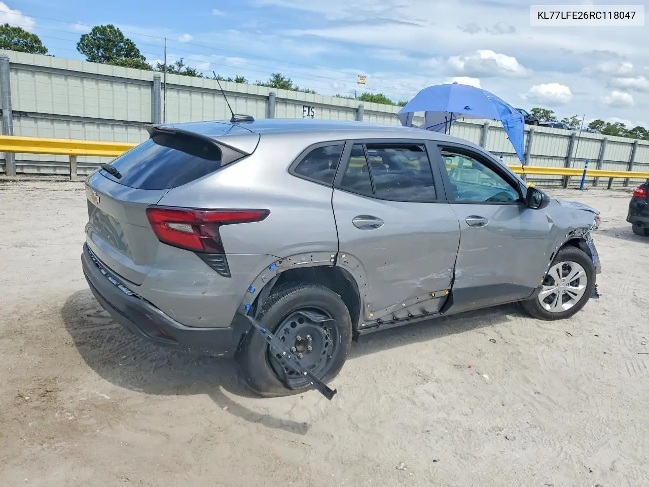 2024 Chevrolet Trax Ls VIN: KL77LFE26RC118047 Lot: 61479846