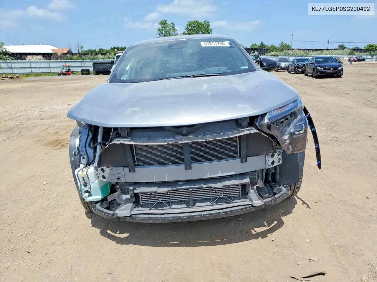 2025 Chevrolet Trax 1Rs VIN: KL77LGEP0SC200492 Lot: 59251796