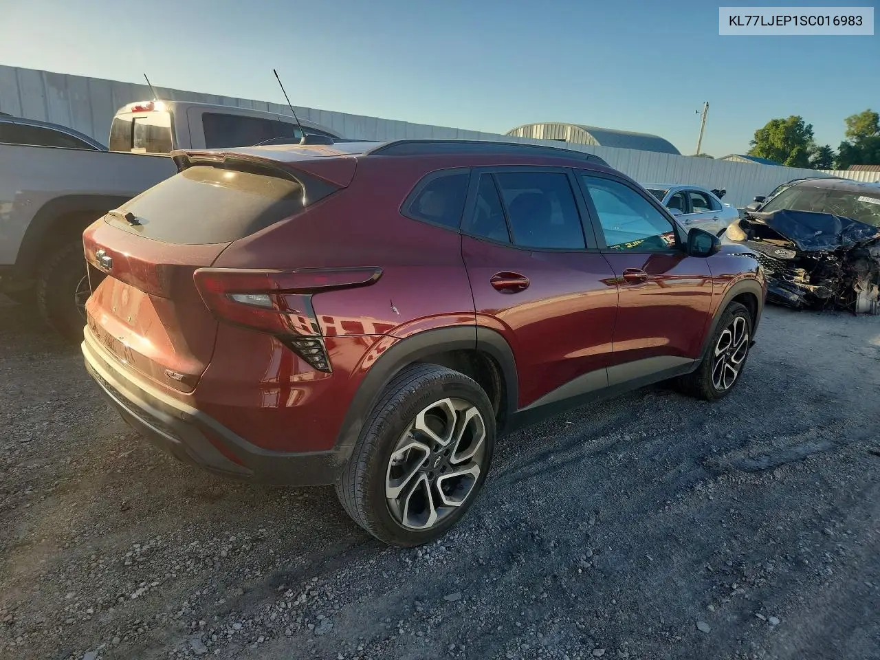 2025 Chevrolet Trax 2Rs VIN: KL77LJEP1SC016983 Lot: 61237556