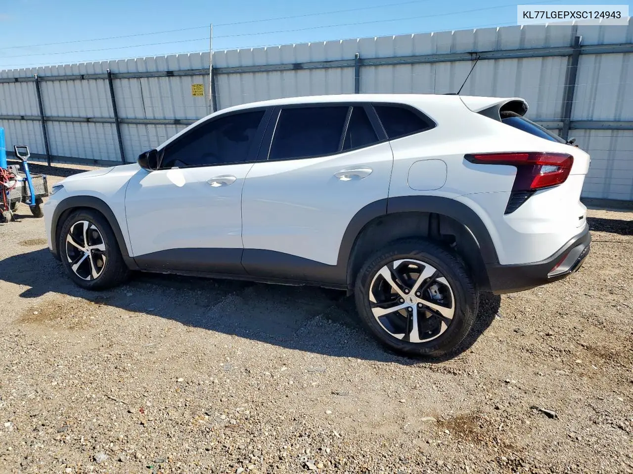 KL77LGEPXSC124943 2025 Chevrolet Trax 1Rs
