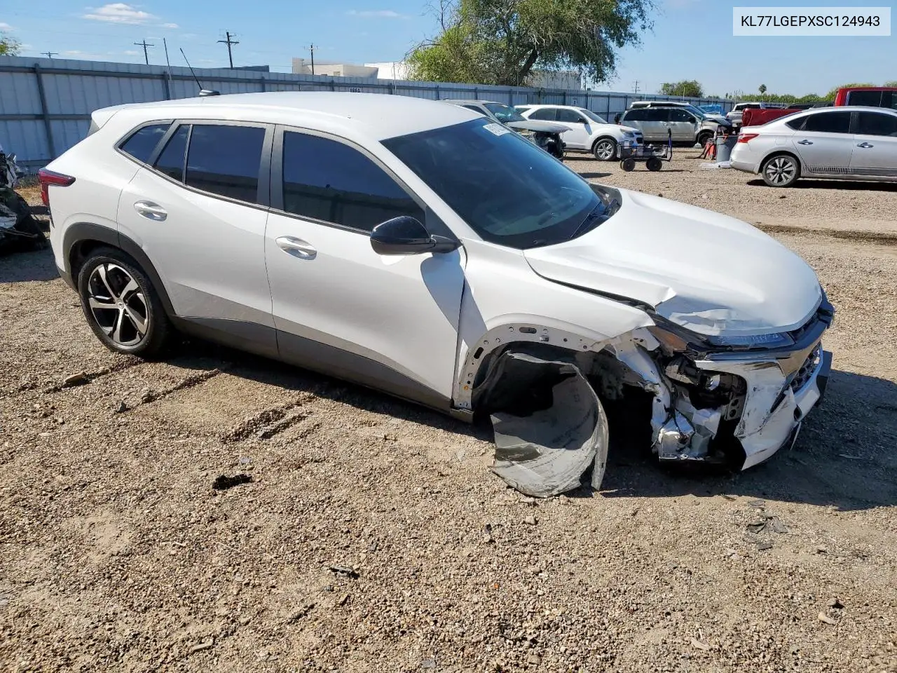 KL77LGEPXSC124943 2025 Chevrolet Trax 1Rs