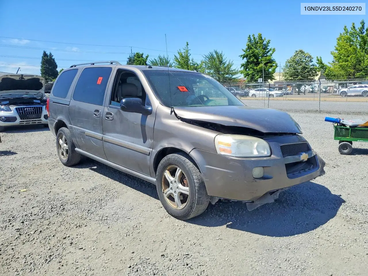 2005 Chevrolet Uplander Ls VIN: 1GNDV23L55D240270 Lot: 57682436
