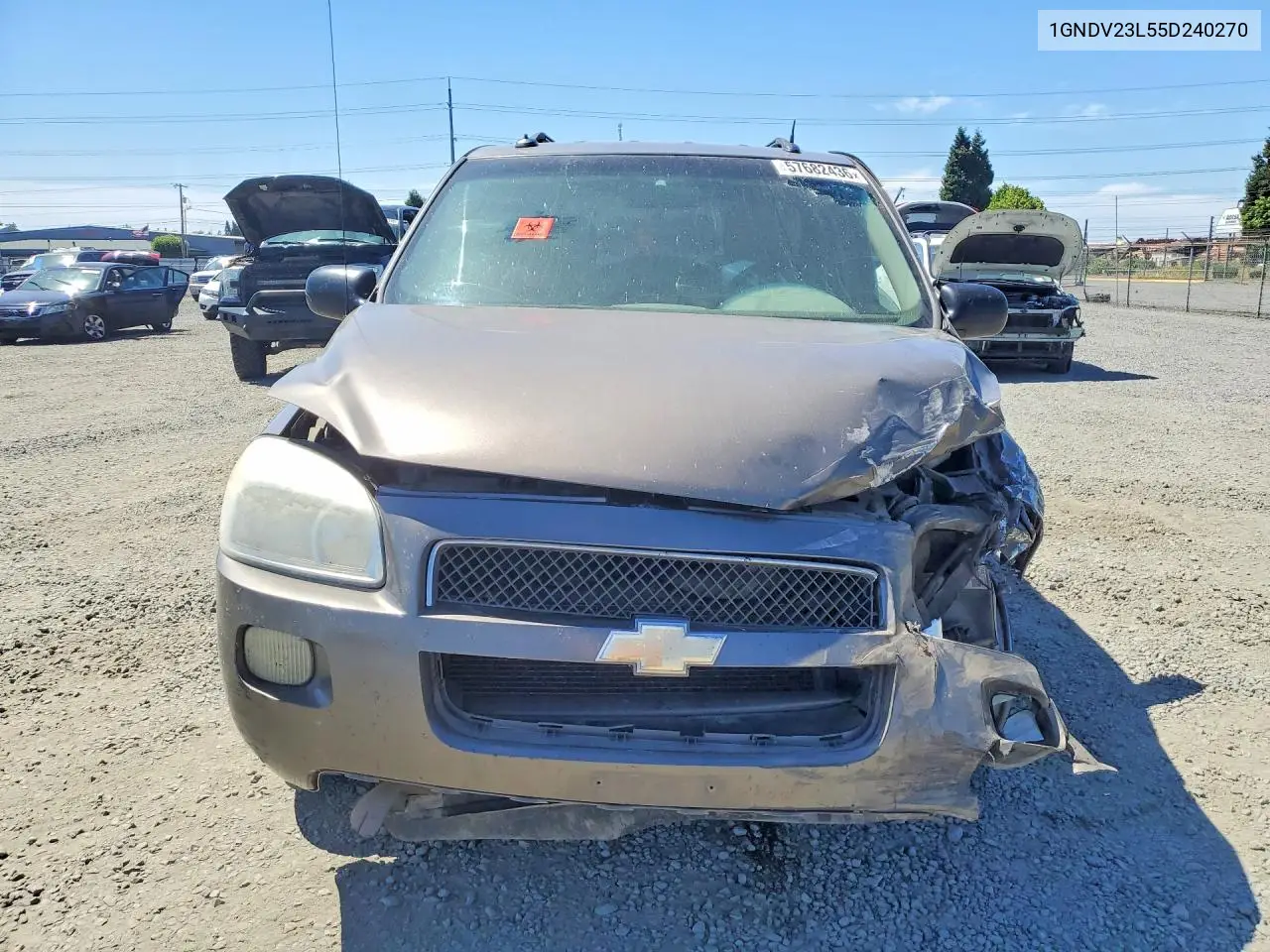2005 Chevrolet Uplander Ls VIN: 1GNDV23L55D240270 Lot: 57682436