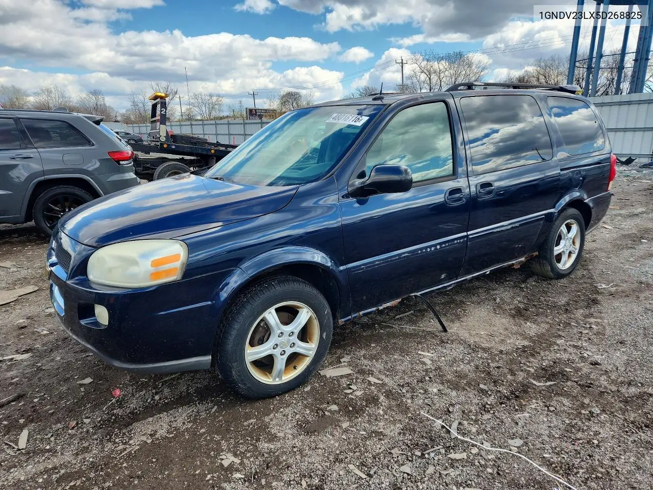 2005 Chevrolet Uplander Ls VIN: 1GNDV23LX5D268825 Lot: 61063476