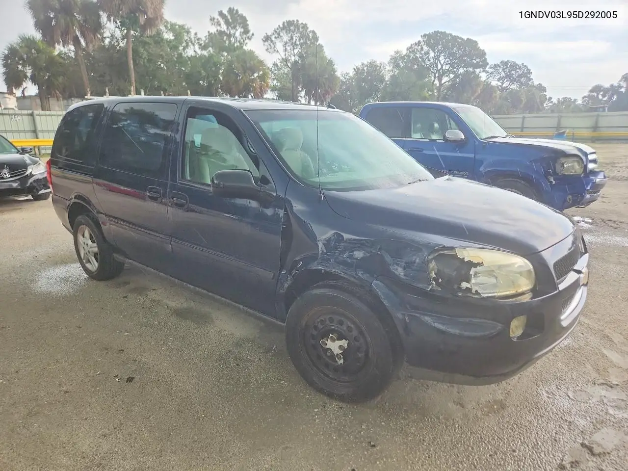2005 Chevrolet Uplander VIN: 1GNDV03L95D292005 Lot: 61751286