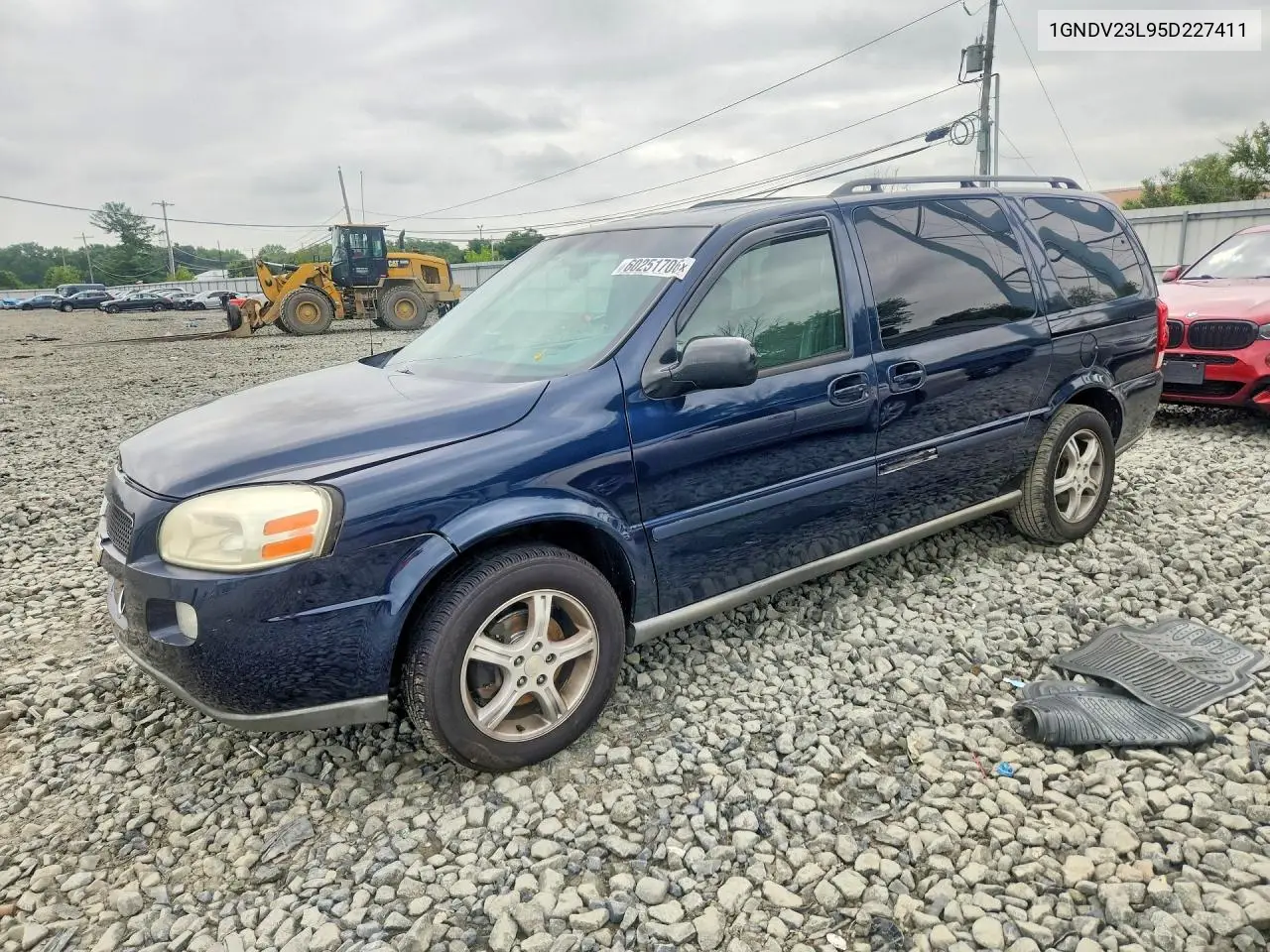 2005 Chevrolet Uplander Ls VIN: 1GNDV23L95D227411 Lot: 62148416