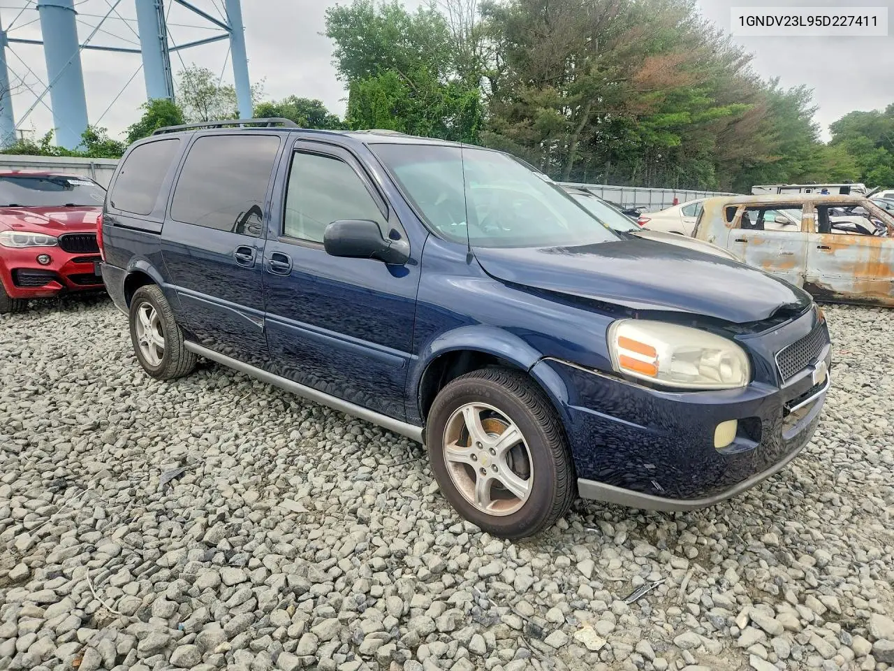 2005 Chevrolet Uplander Ls VIN: 1GNDV23L95D227411 Lot: 62148416