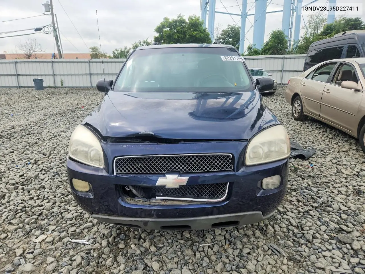 2005 Chevrolet Uplander Ls VIN: 1GNDV23L95D227411 Lot: 62148416