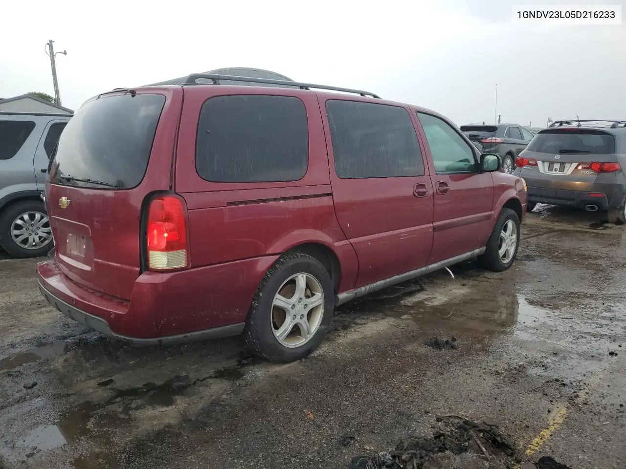 2005 Chevrolet Uplander VIN: 1GNDV23L05D216233 Lot: 70855605