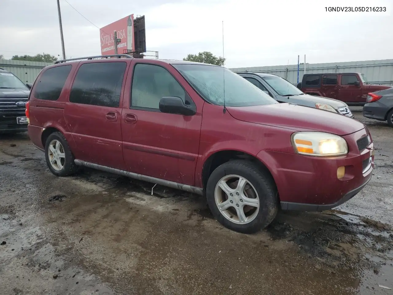 2005 Chevrolet Uplander VIN: 1GNDV23L05D216233 Lot: 70855605