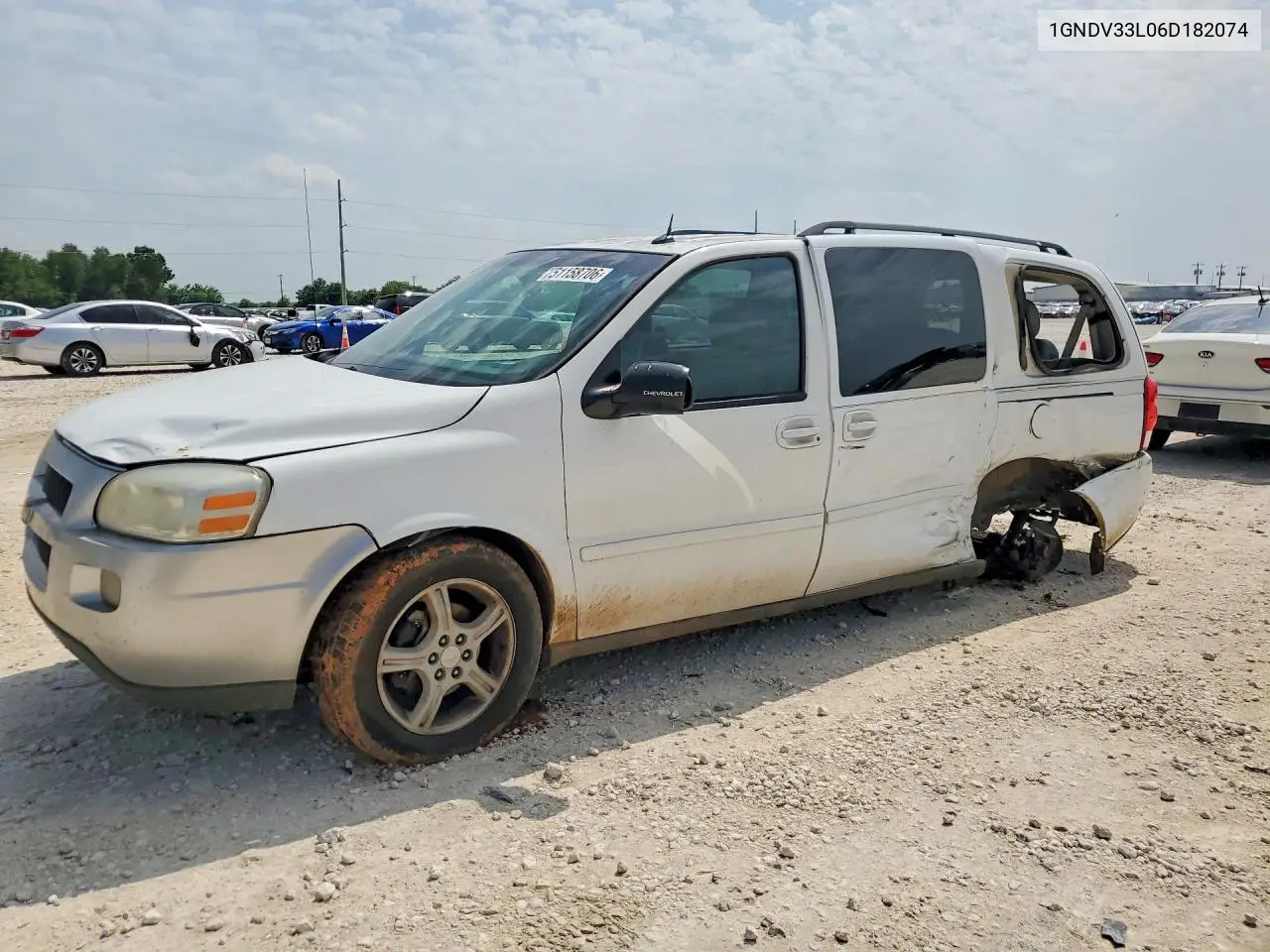 2006 Chevrolet Uplander Lt VIN: 1GNDV33L06D182074 Lot: 51158706