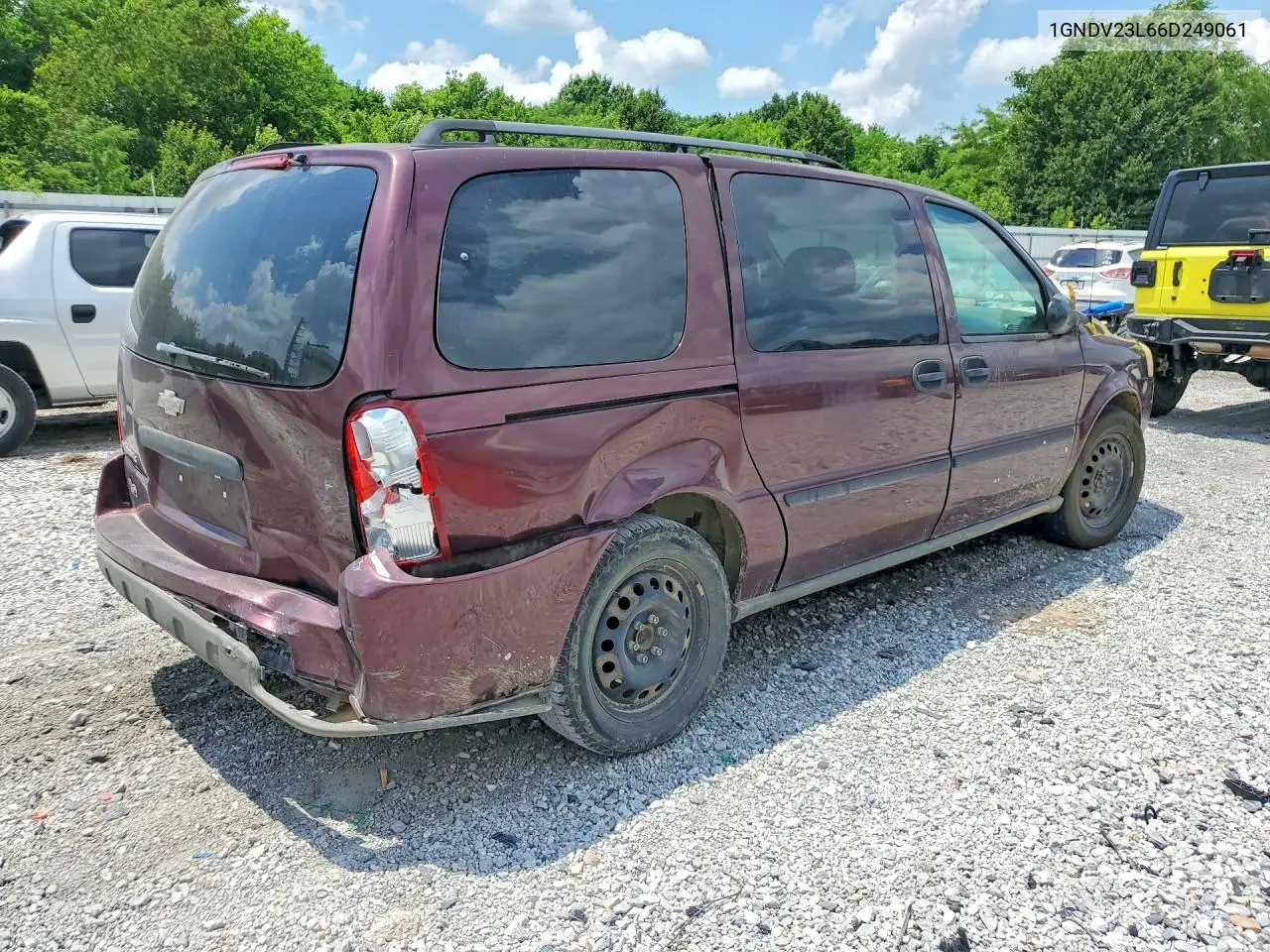 2006 Chevrolet Uplander Ls VIN: 1GNDV23L66D249061 Lot: 56223876