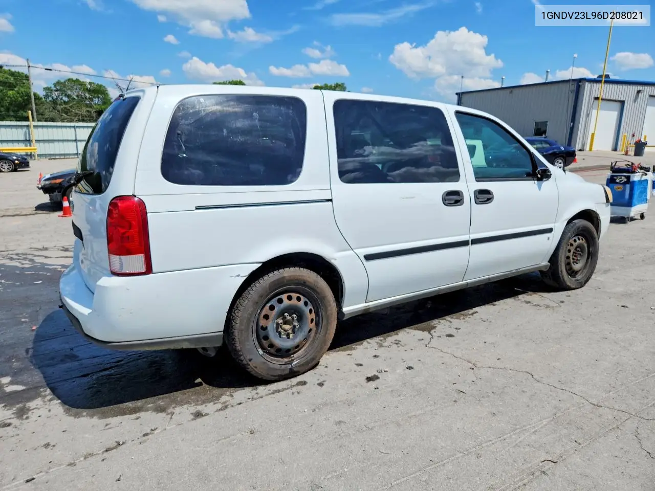 2006 Chevrolet Uplander Ls VIN: 1GNDV23L96D208021 Lot: 57251226