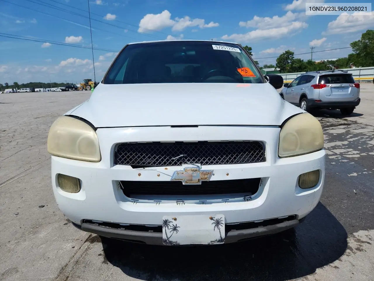 2006 Chevrolet Uplander Ls VIN: 1GNDV23L96D208021 Lot: 57251226