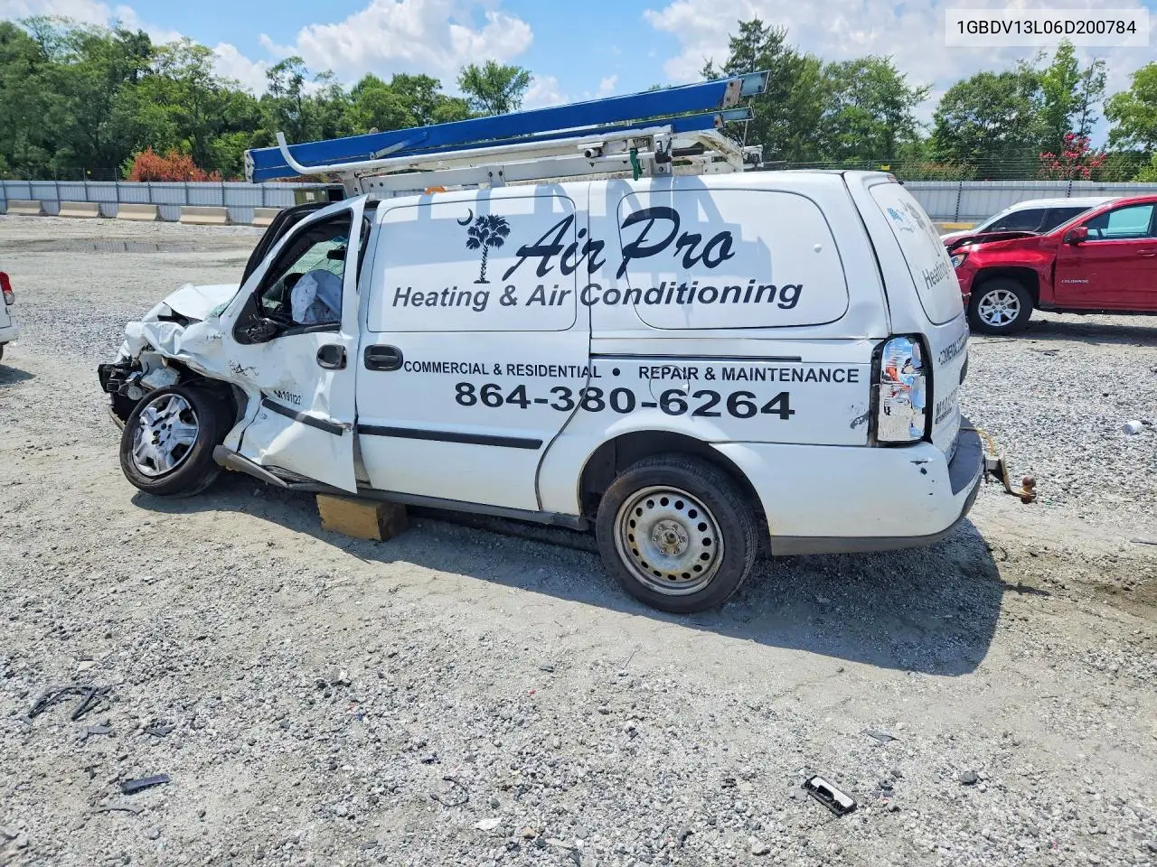 2006 Chevrolet Uplander Incomplete VIN: 1GBDV13L06D200784 Lot: 60380176
