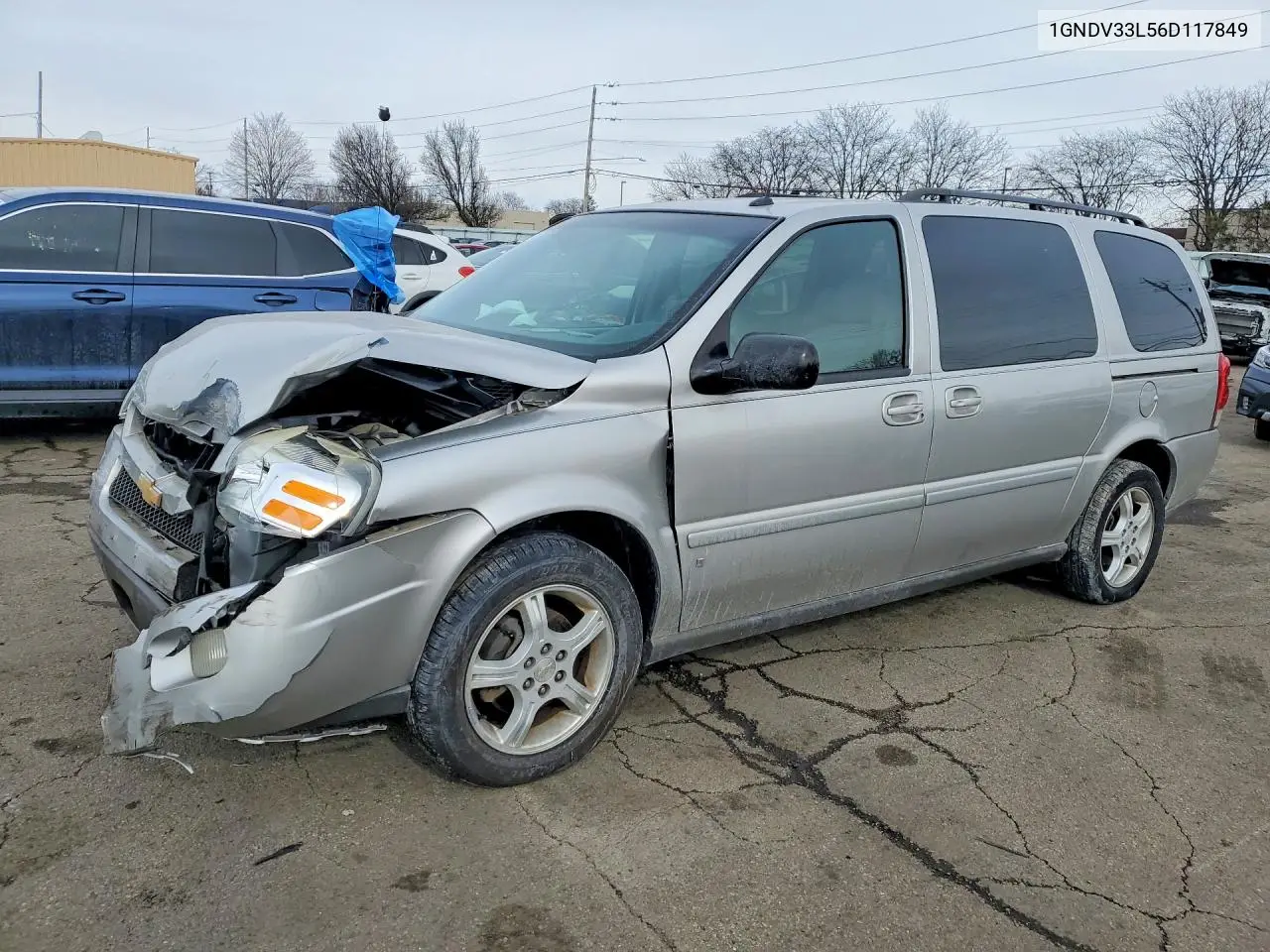 2006 Chevrolet Uplander Lt VIN: 1GNDV33L56D117849 Lot: 77103585