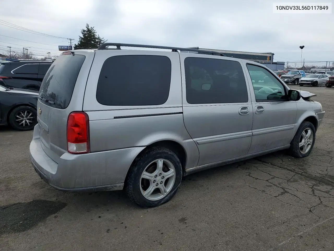 2006 Chevrolet Uplander Lt VIN: 1GNDV33L56D117849 Lot: 77103585