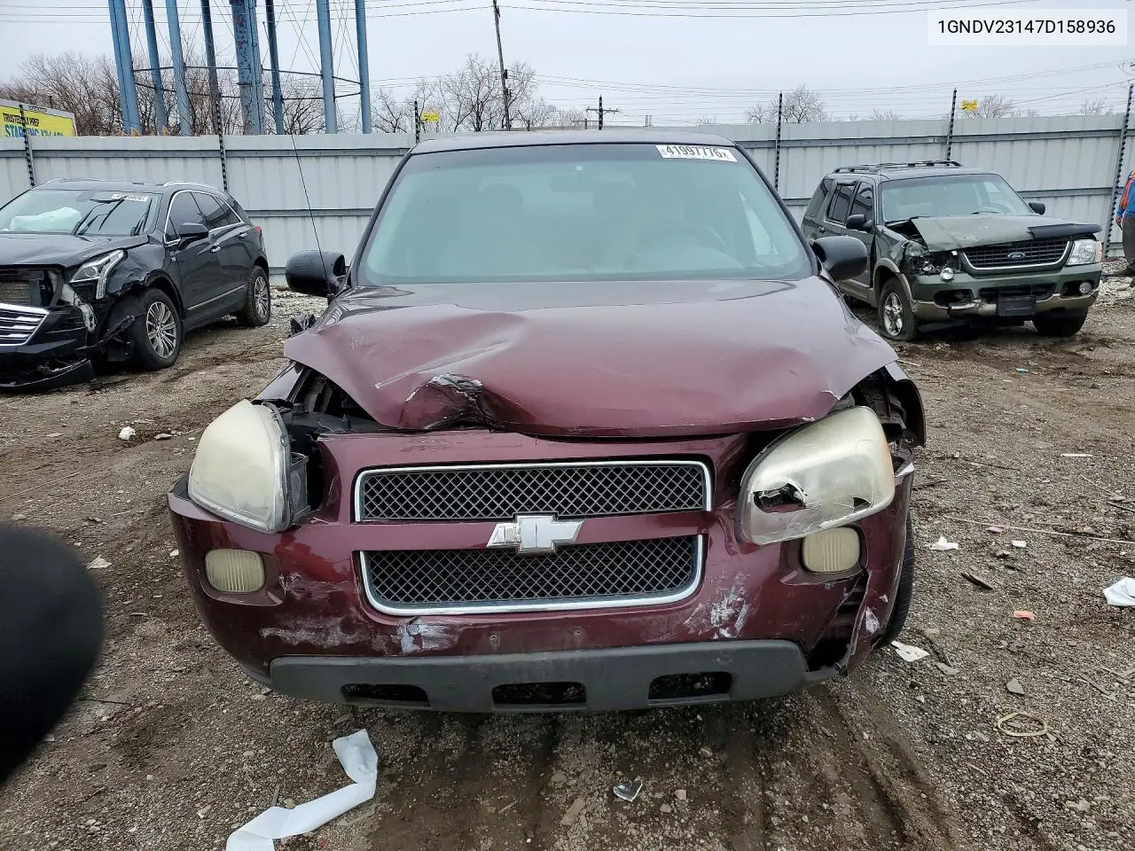 2007 Chevrolet Uplander Ls VIN: 1GNDV23147D158936 Lot: 41997776