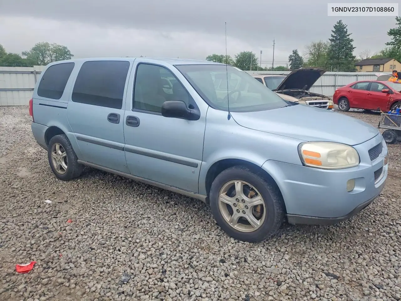 2007 Chevrolet Uplander Ls VIN: 1GNDV23107D108860 Lot: 51318746
