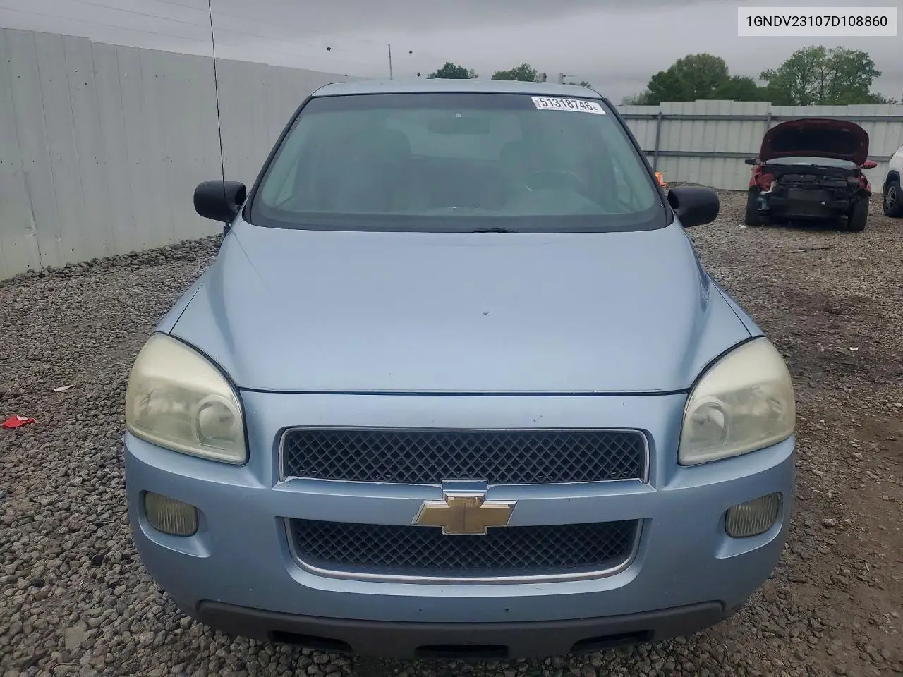 2007 Chevrolet Uplander Ls VIN: 1GNDV23107D108860 Lot: 51318746