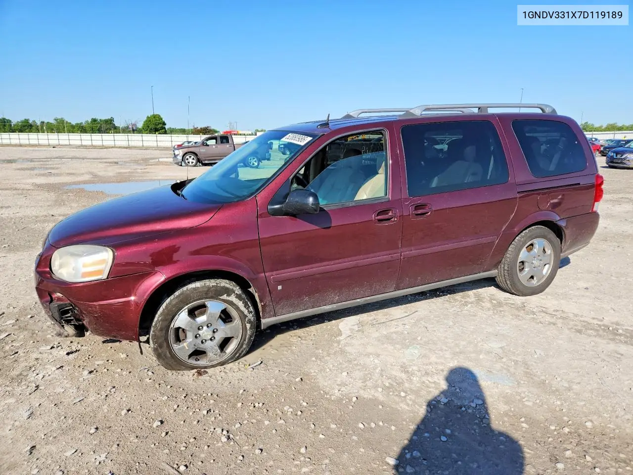 2007 Chevrolet Uplander VIN: 1GNDV331X7D119189 Lot: 52880986