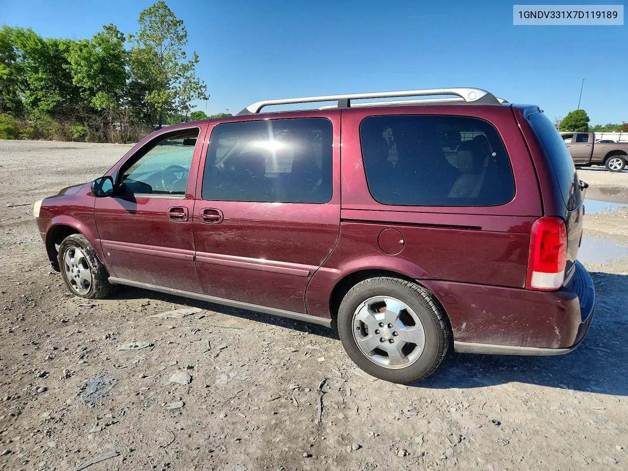 2007 Chevrolet Uplander VIN: 1GNDV331X7D119189 Lot: 52880986