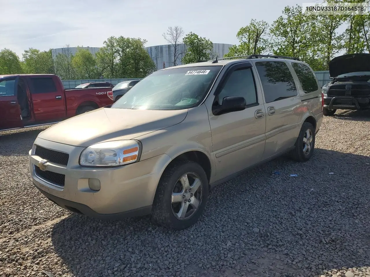 2007 Chevrolet Uplander Lt VIN: 1GNDV33187D164518 Lot: 54774646
