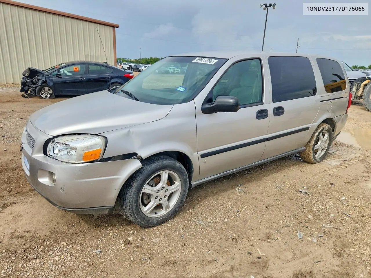 2007 Chevrolet Uplander Ls VIN: 1GNDV23177D175066 Lot: 59677666