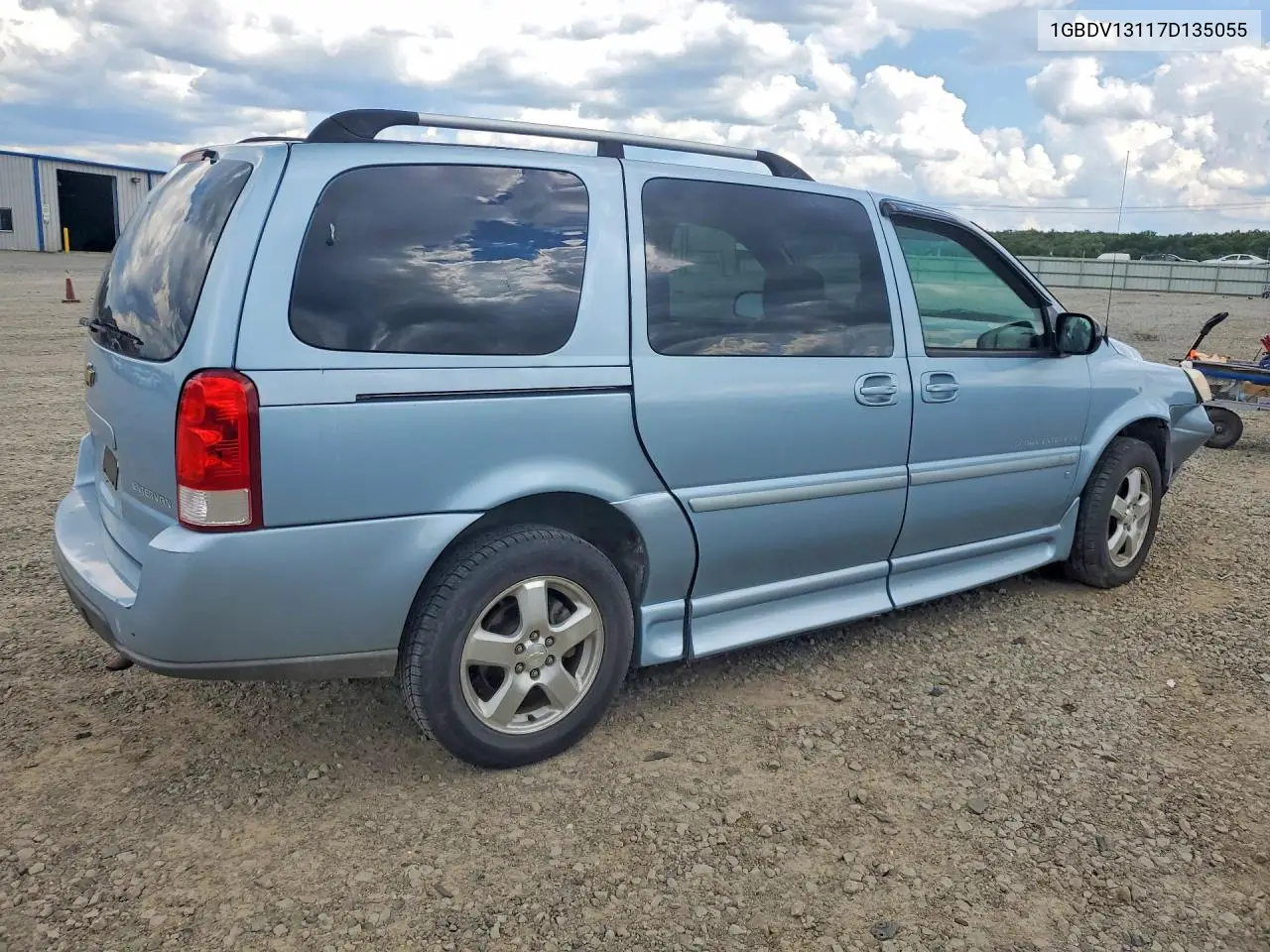 2007 Chevrolet Uplander Incomplete VIN: 1GBDV13117D135055 Lot: 59837636