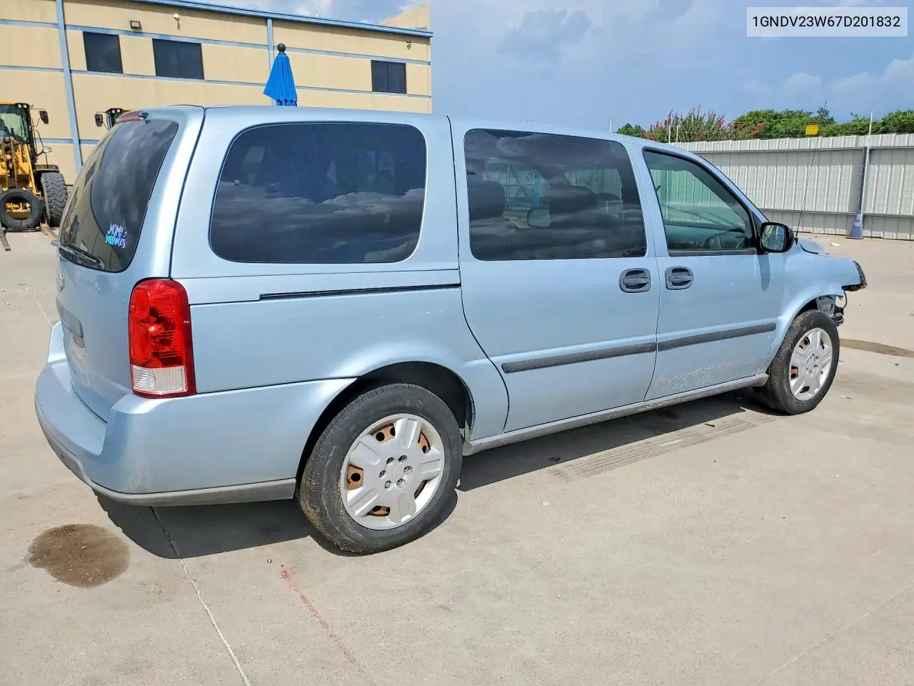 2007 Chevrolet Uplander Ls VIN: 1GNDV23W67D201832 Lot: 59886816