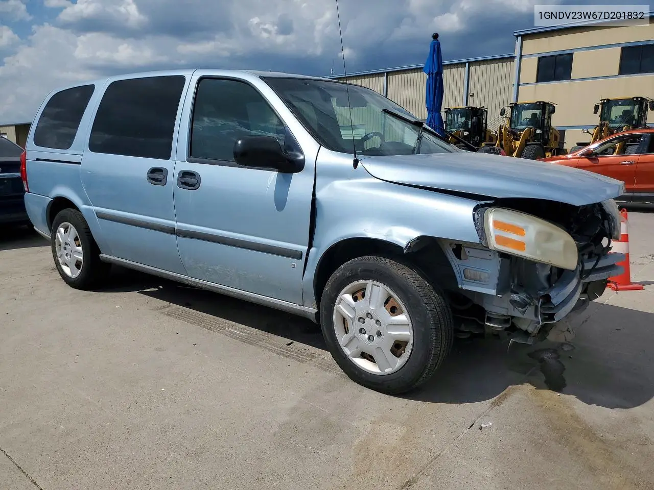 2007 Chevrolet Uplander Ls VIN: 1GNDV23W67D201832 Lot: 59886816