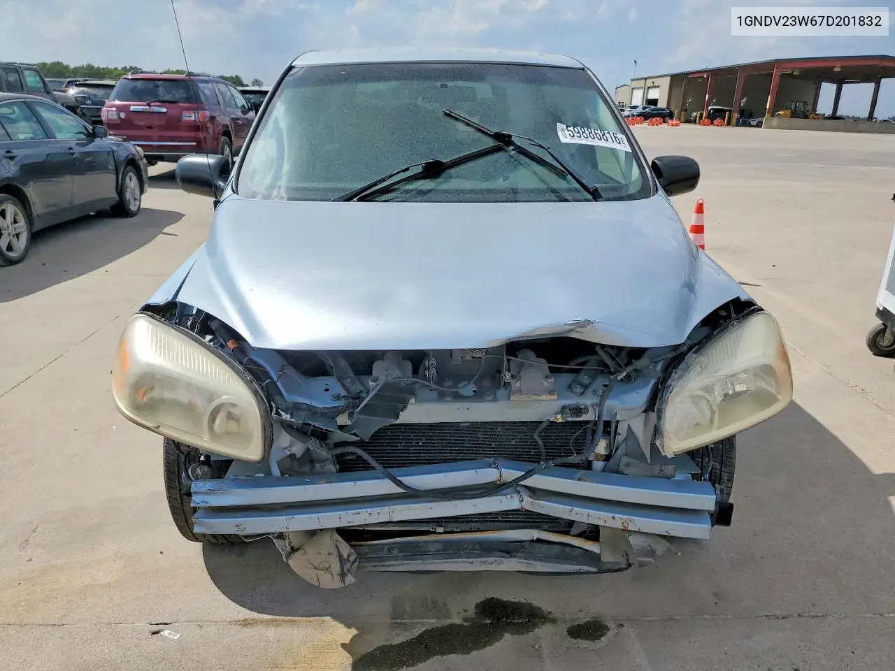 2007 Chevrolet Uplander Ls VIN: 1GNDV23W67D201832 Lot: 59886816