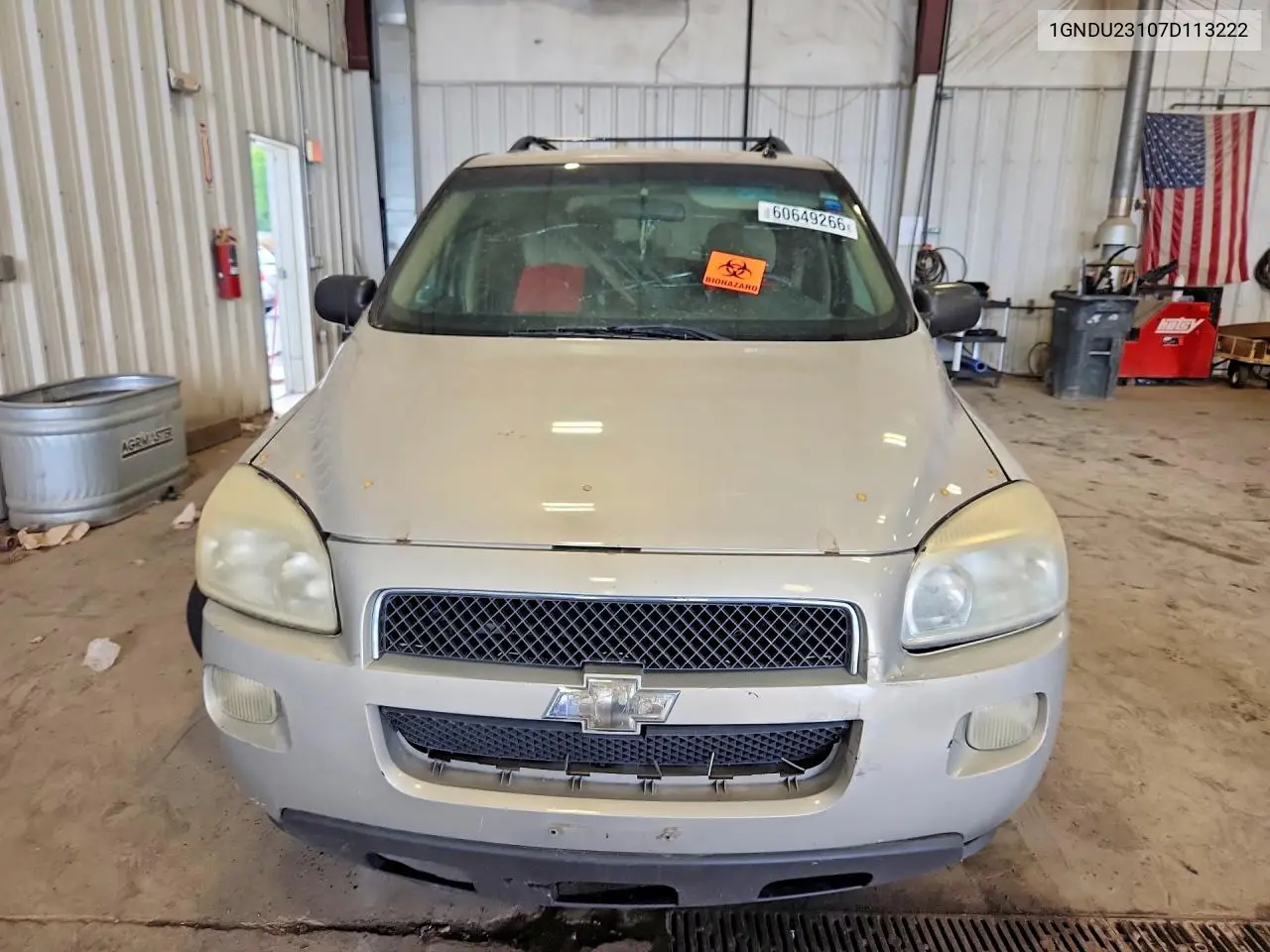 2007 Chevrolet Uplander Ls VIN: 1GNDU23107D113222 Lot: 60649266