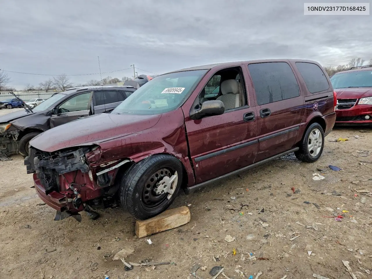 2007 Chevrolet Uplander Ls VIN: 1GNDV23177D168425 Lot: 99009945