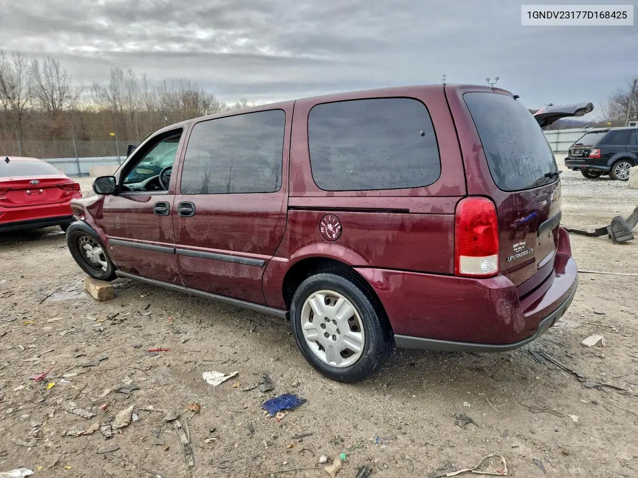 2007 Chevrolet Uplander Ls VIN: 1GNDV23177D168425 Lot: 99009945