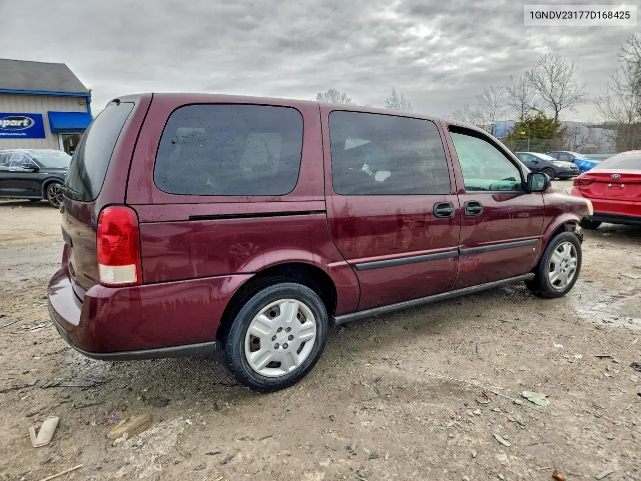 2007 Chevrolet Uplander Ls VIN: 1GNDV23177D168425 Lot: 99009945